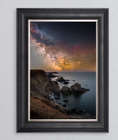Martin's Haven Milky Way - Grey Vegas Frame 55 x 75cm