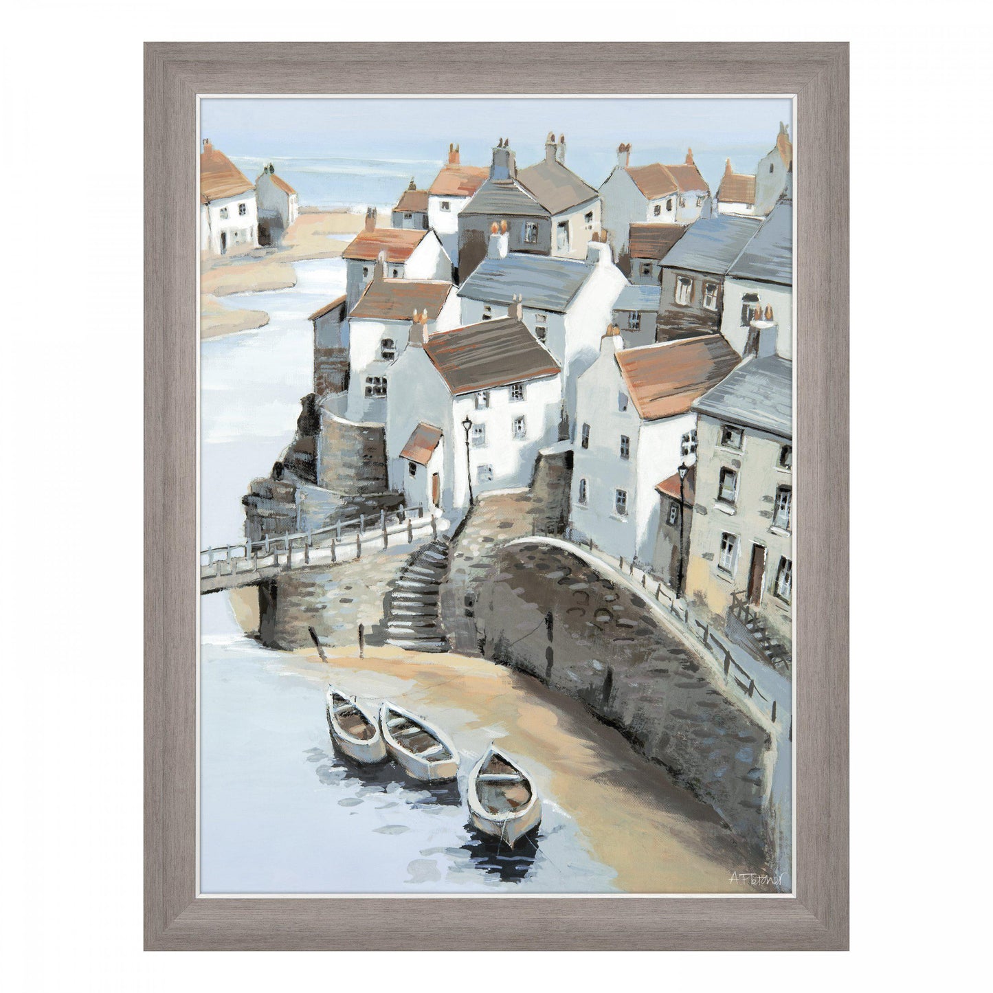 On The Headland Framed Canvas 67 x 87cm