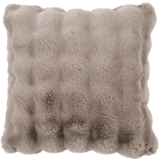 Raffles Soft Bubble Faux Rabbit Taupe 50x50cm