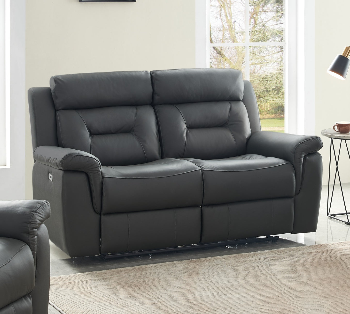 Richmond Leather Sofa group with Electric Motions