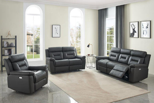 Richmond Leather Sofa group with Electric Motions