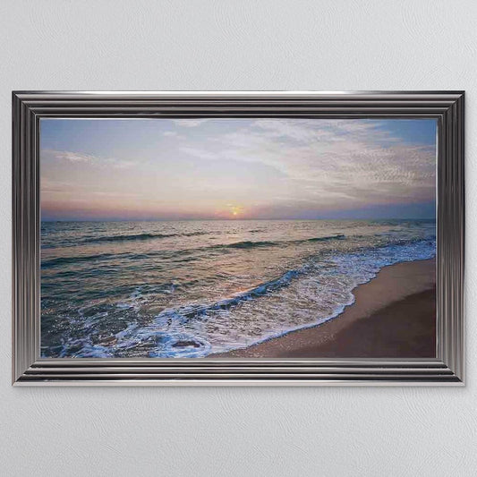 Shoreline Beach - Metallic 3 Step Frame 114 x 74cm