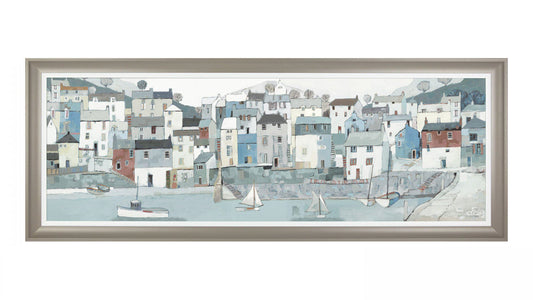 Shoreline Framed Canvas 138 x 52cm