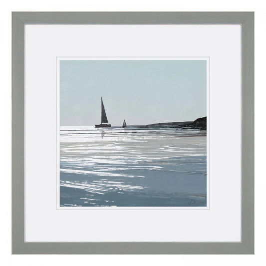 Sparkling Sand Framed Art 53 x 53cm