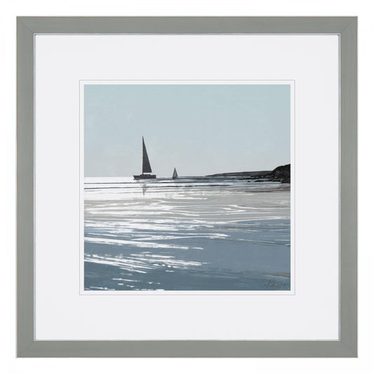 Sparkling Sea Framed Art 53 x 53cm