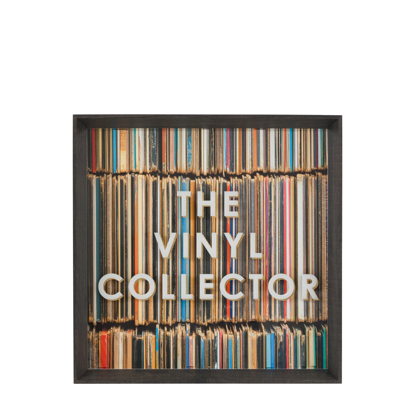 The Vinyl Collector Framed Art 54 x 54cm