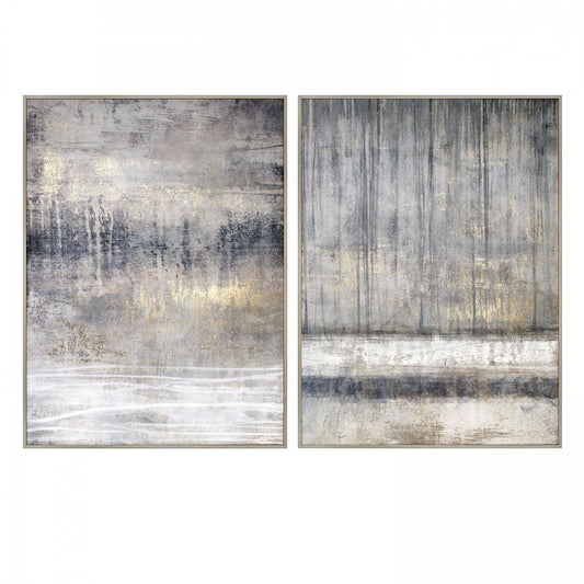 Torrent Framed Canvas Set Of 2 90 x 120cm