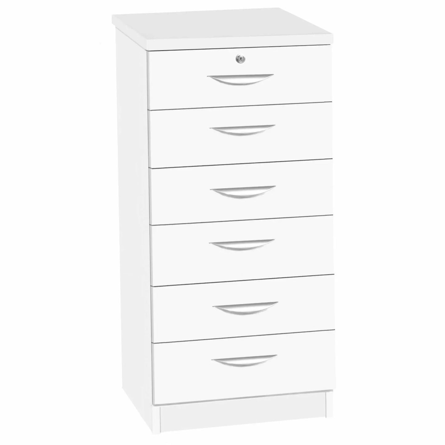 Home Office Mid Height 6 Drawer Unit