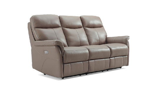 Verona Ultimate Comfort Leather Sofa With Power Recliners